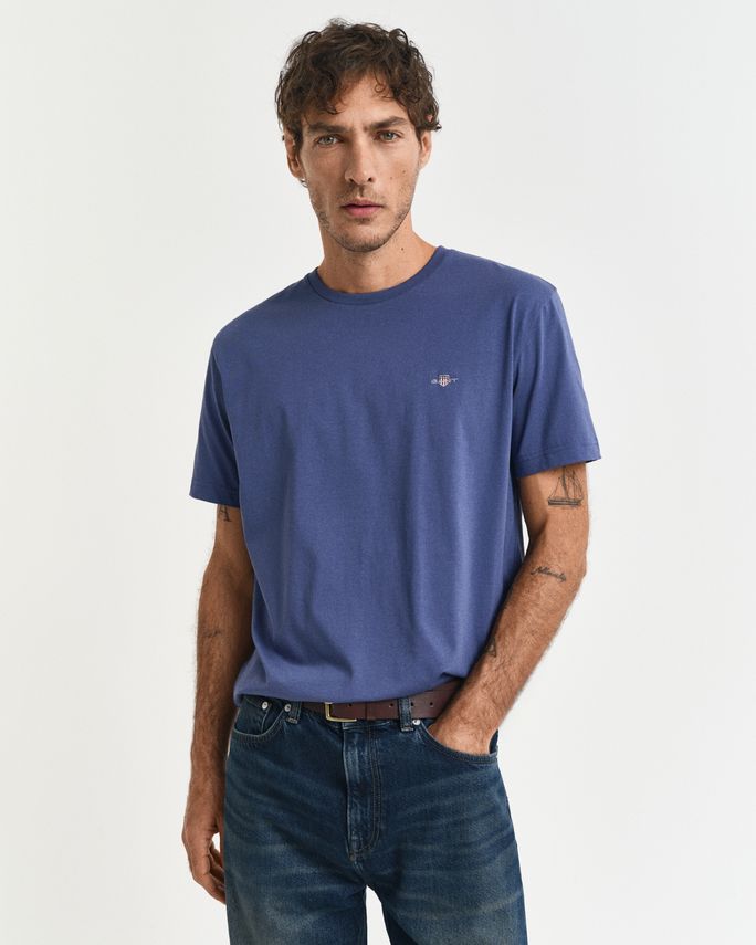 GANT REG SHIELD KORTÆRMET T-SHIRT