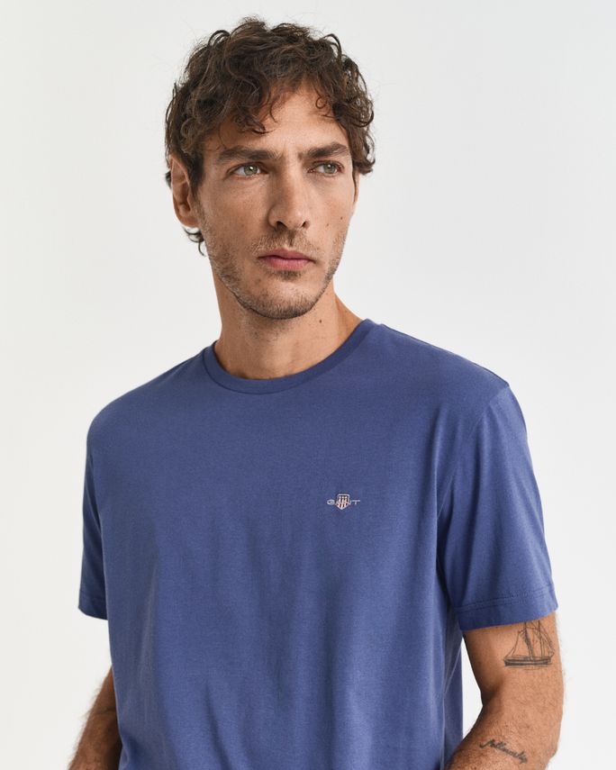 GANT REG SHIELD KORTÆRMET T-SHIRT