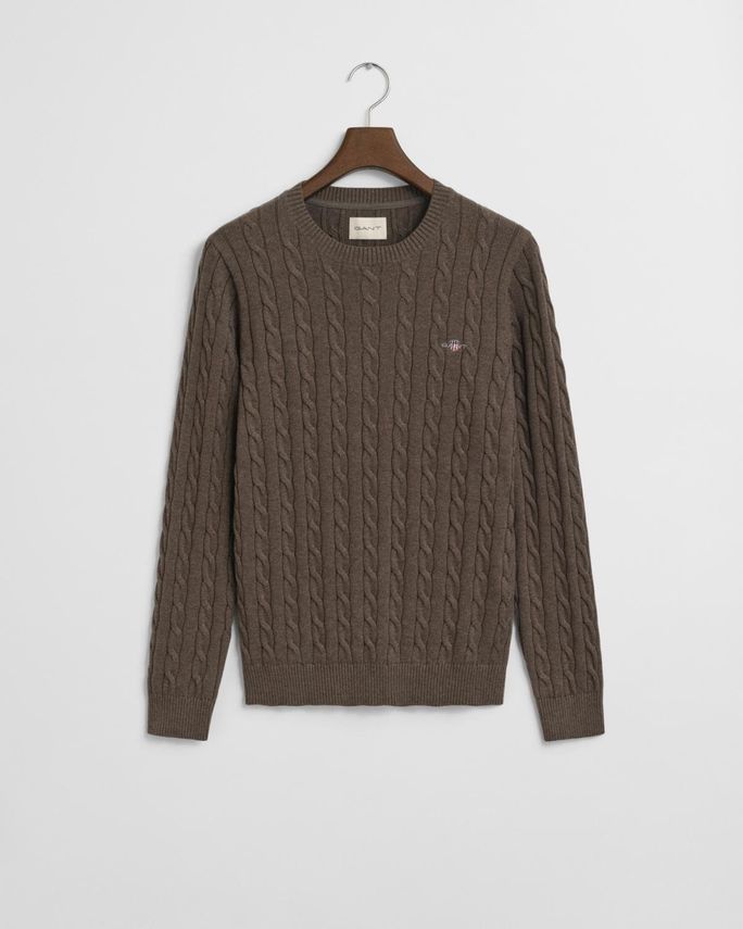 GANT C-NECK BOMULD KABELSTRIK