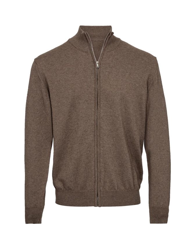 GINO MARCELLO ZIP CARDIGAN MERINO STRIK