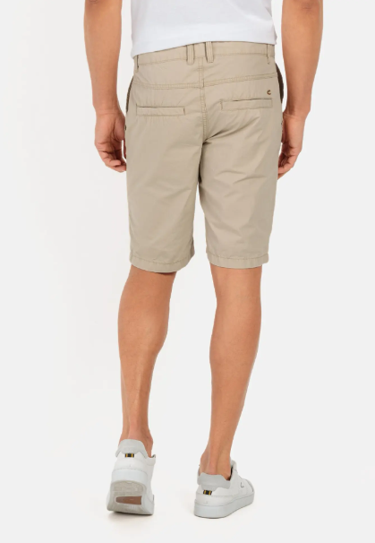 CAMEL CHINO SHORTS