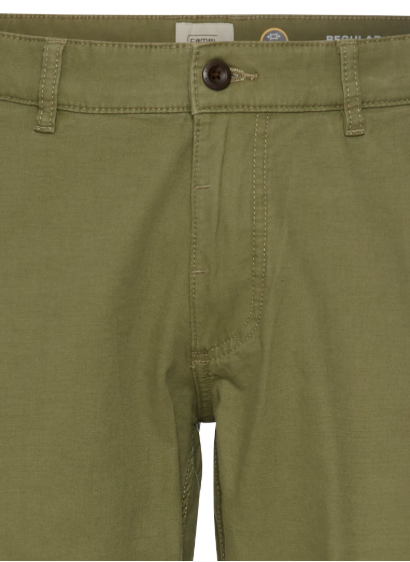 CAMEL CHINO SHORTS