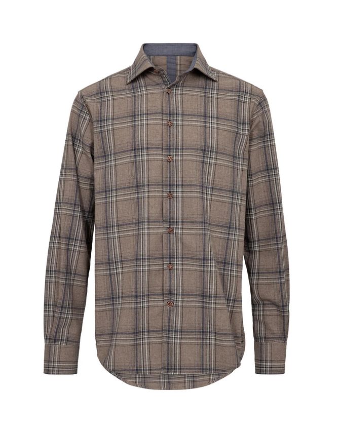 GINO MARCELLO MODERN FIT TERNET SKJORTE