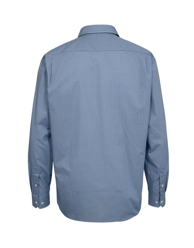 BLACK BLUE LANGÆRMET SKJORTE – REGULAR FIT (TERNET)