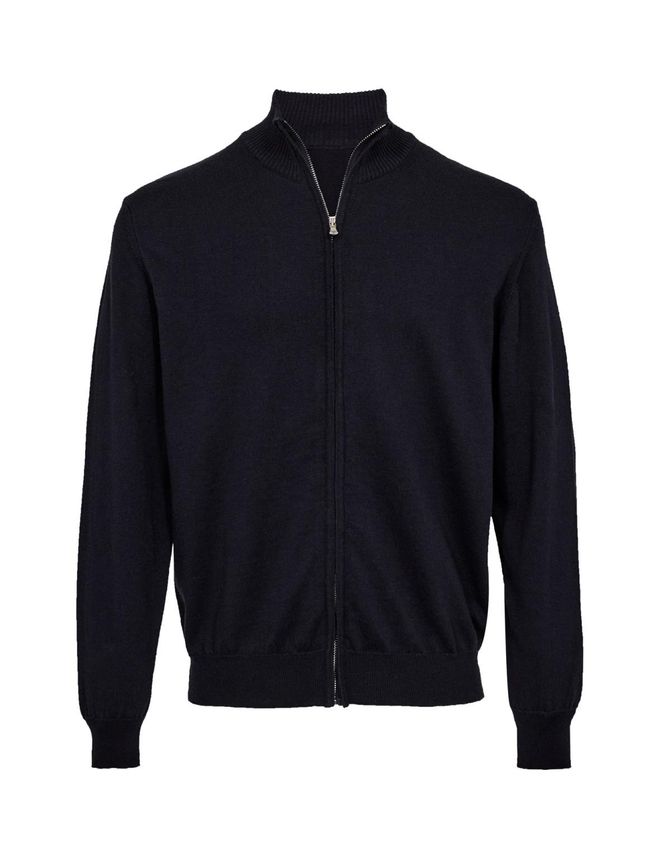 GINO MARCELLO ZIP CARDIGAN MERINO STRIK