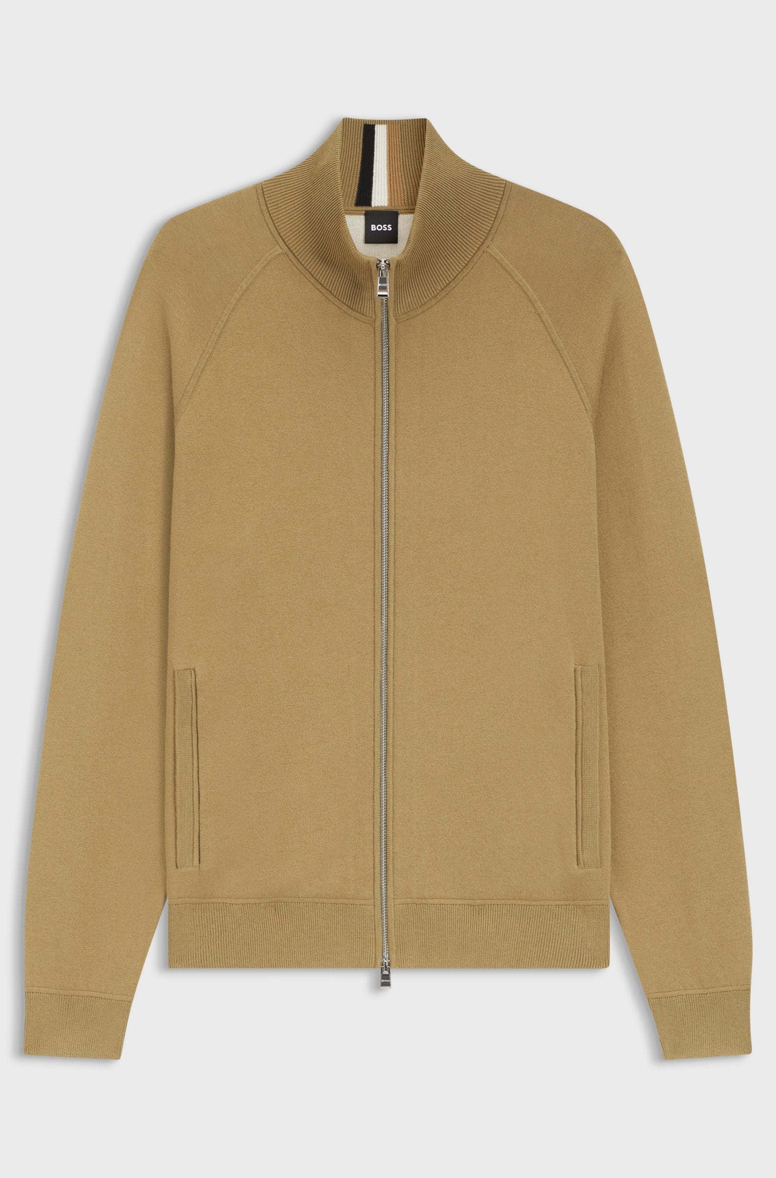 BOSS H-IDINO ZIP CARDIGAN