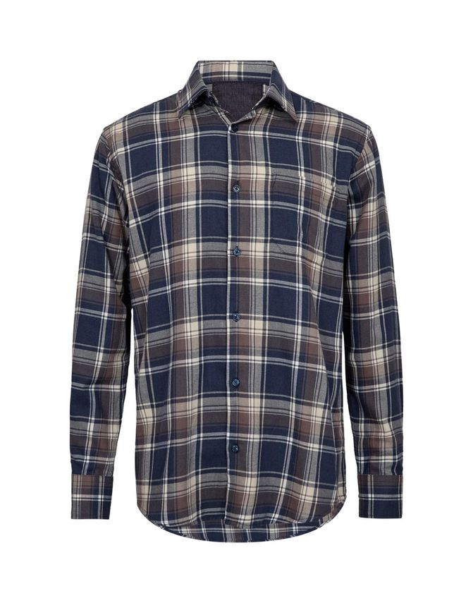 BLACK BLUE TERNET SKJORTE