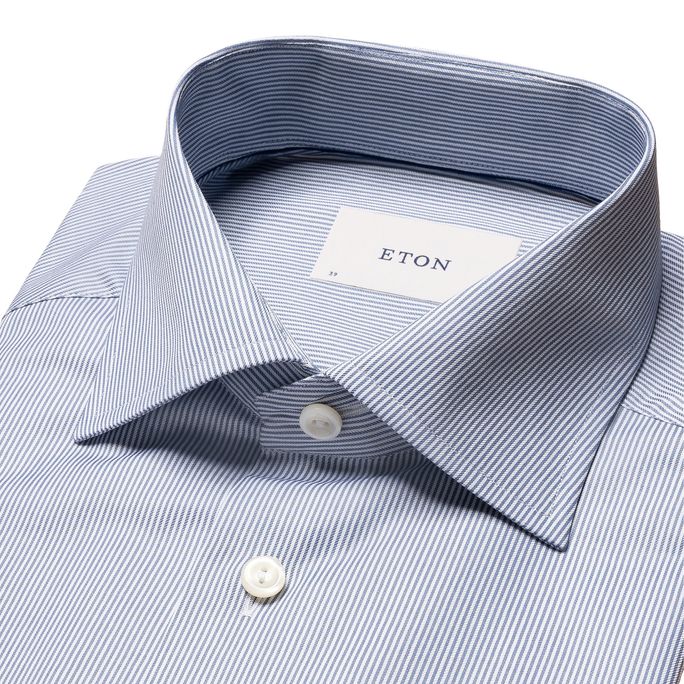 Fine Striped Signature Twill Shirt