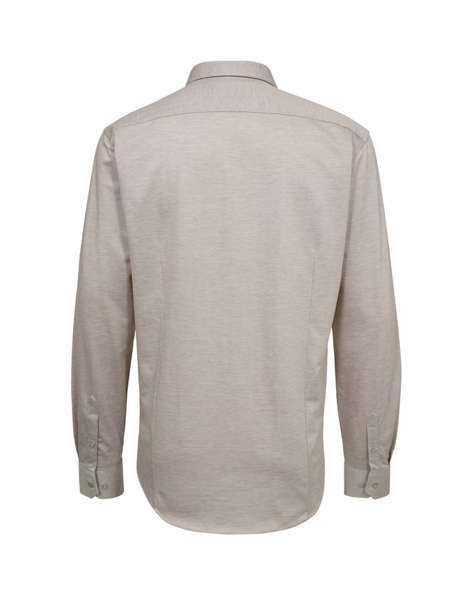 GINO MARCELLO STRIKKET BOMULDSSKJORTE