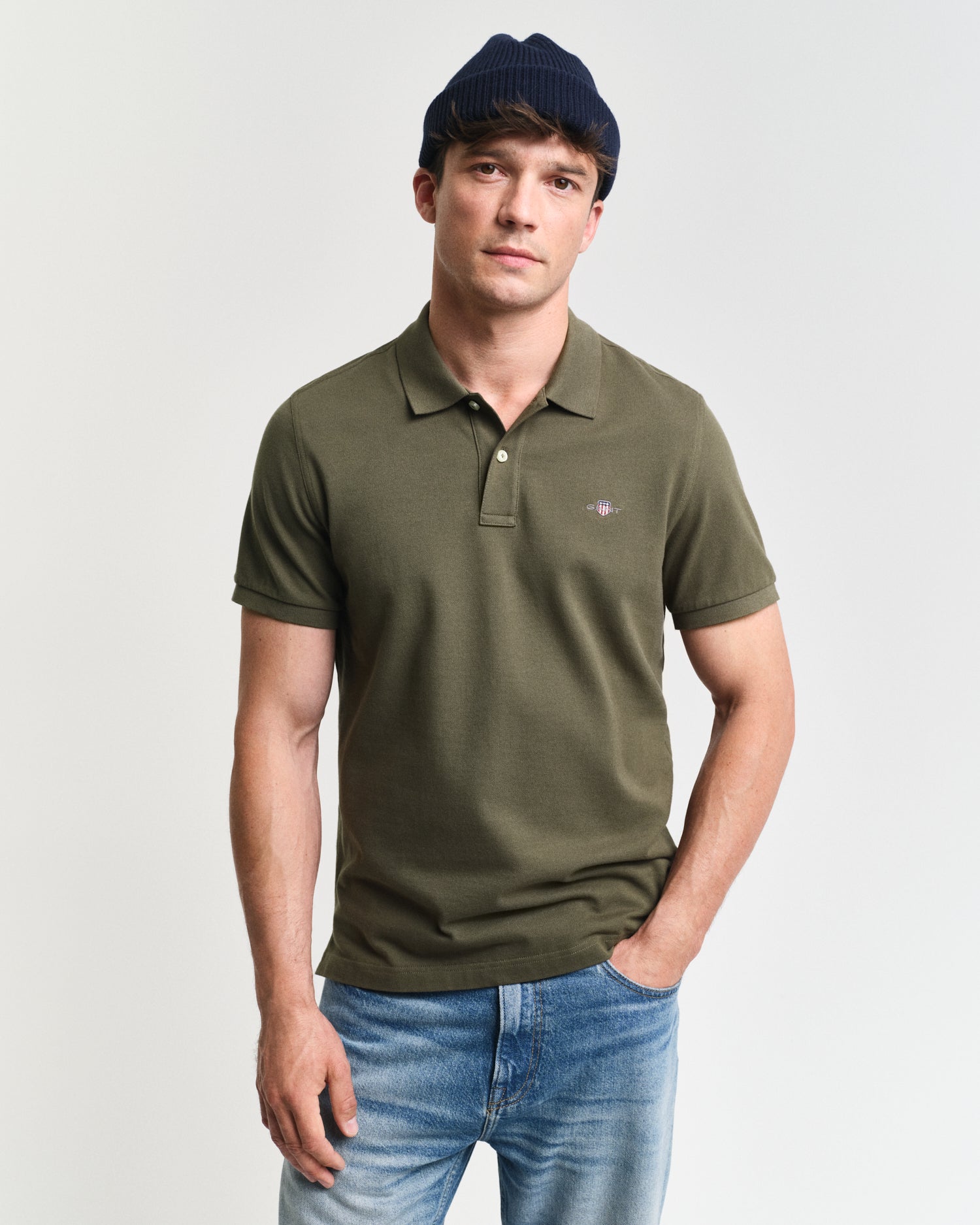 GANT REG SHIELD KORTÆRMET PIQUE POLO