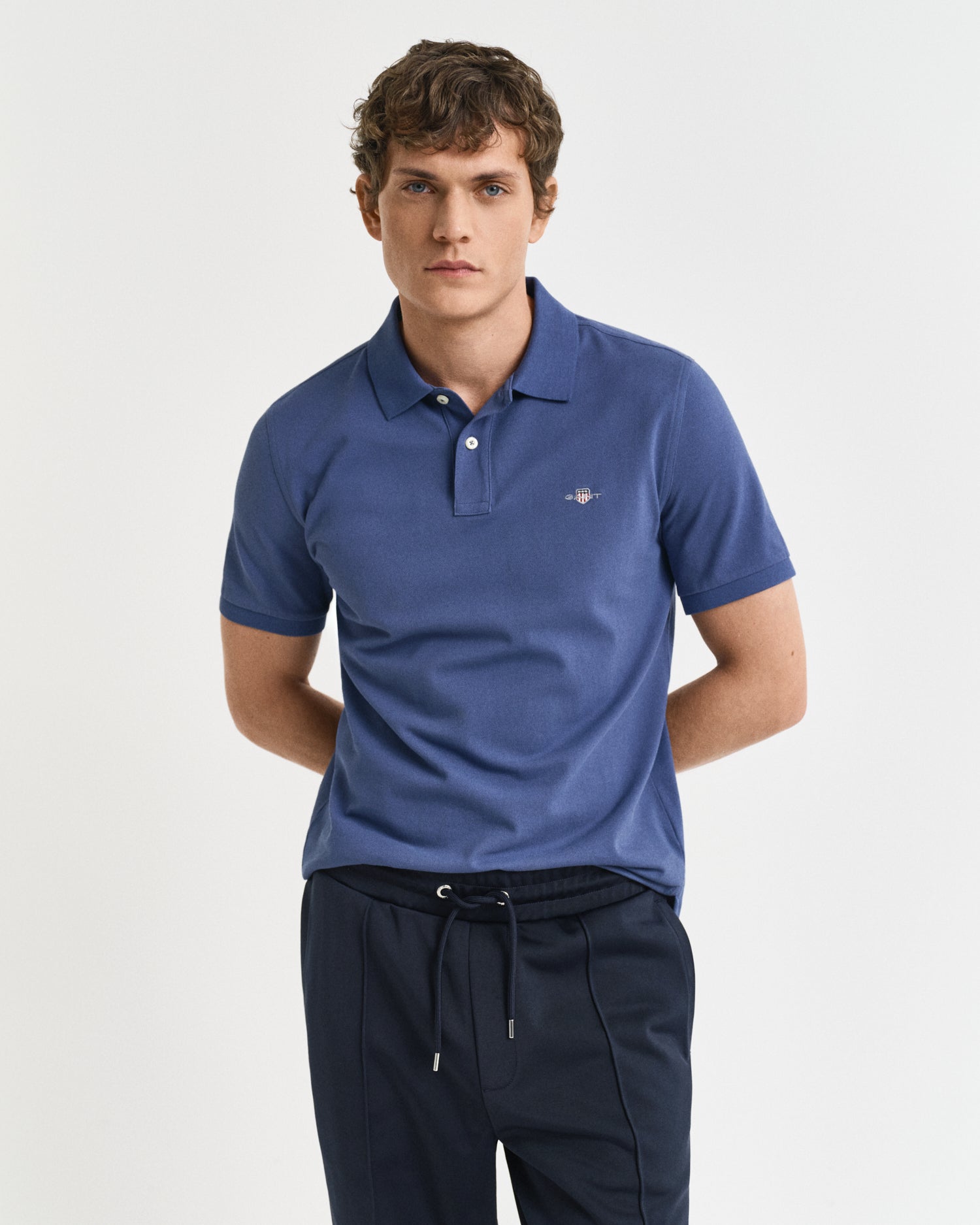 GANT REG SHIELD KORTÆRMET PIQUE POLO