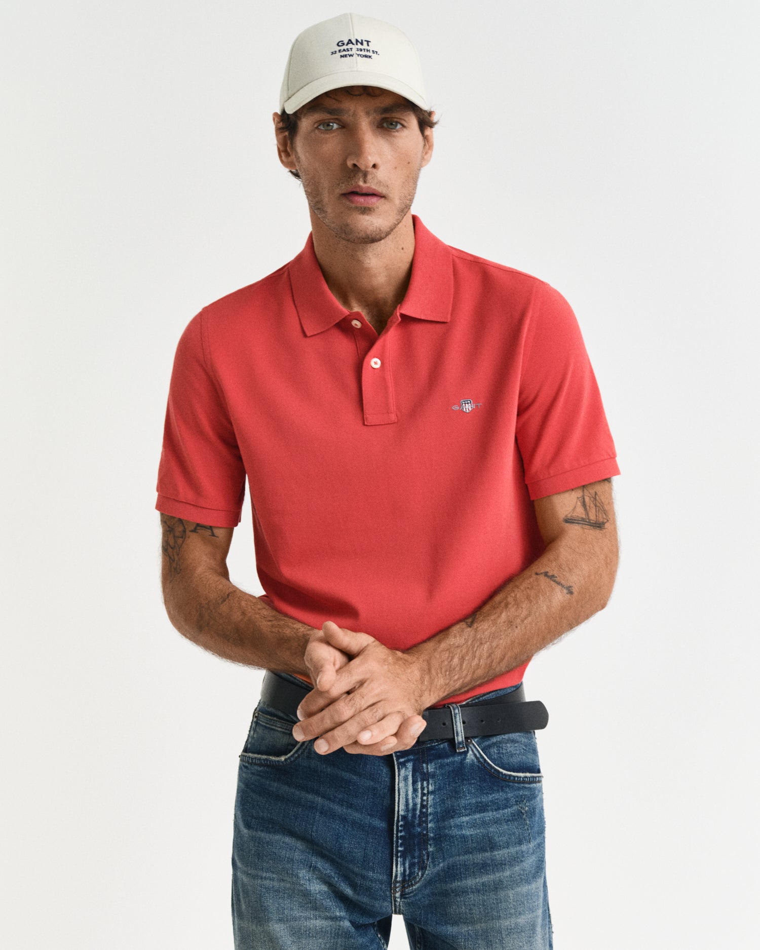 GANT REG SHIELD KORTÆRMET PIQUE POLO