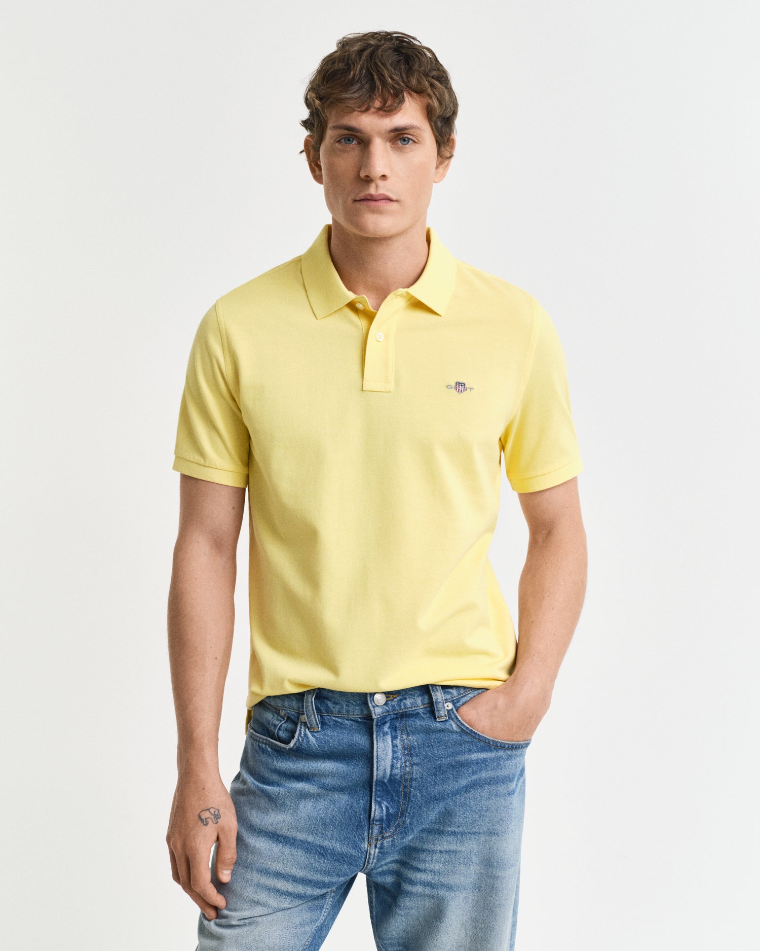 GANT REG SHIELD KORTÆRMET PIQUE POLO