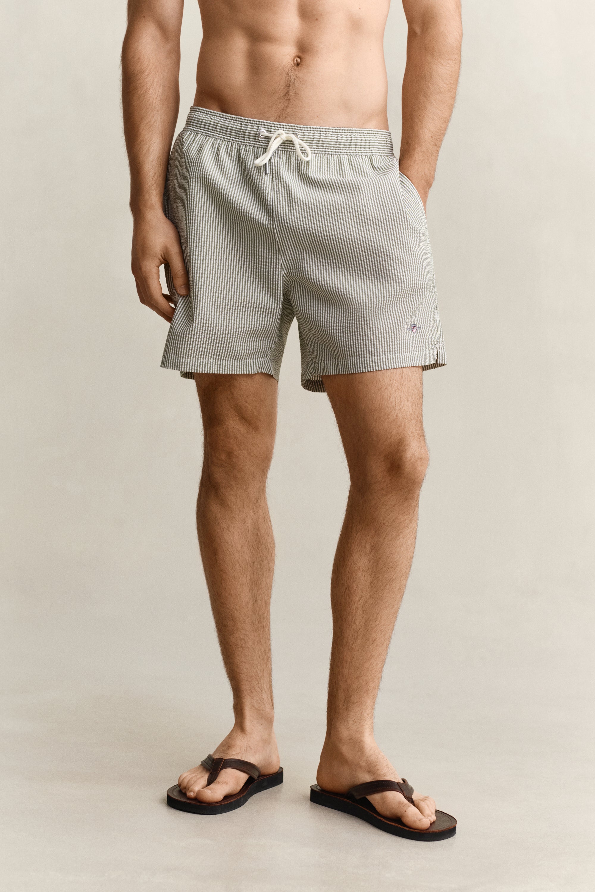 GANT STRIBET SEERSUCKER BADE SHORTS