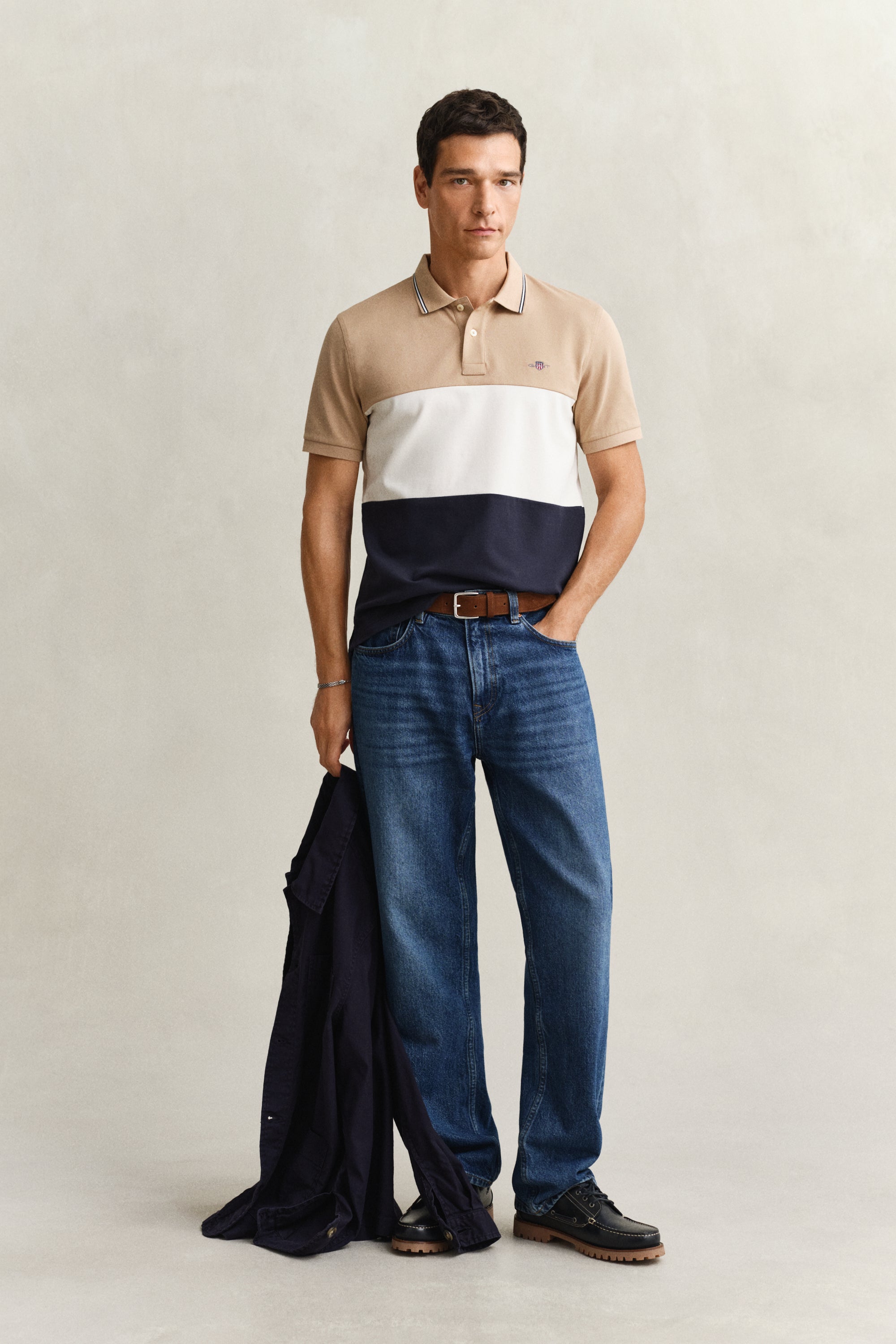 GANT CUT AND SEWN KORTÆRMET POLO
