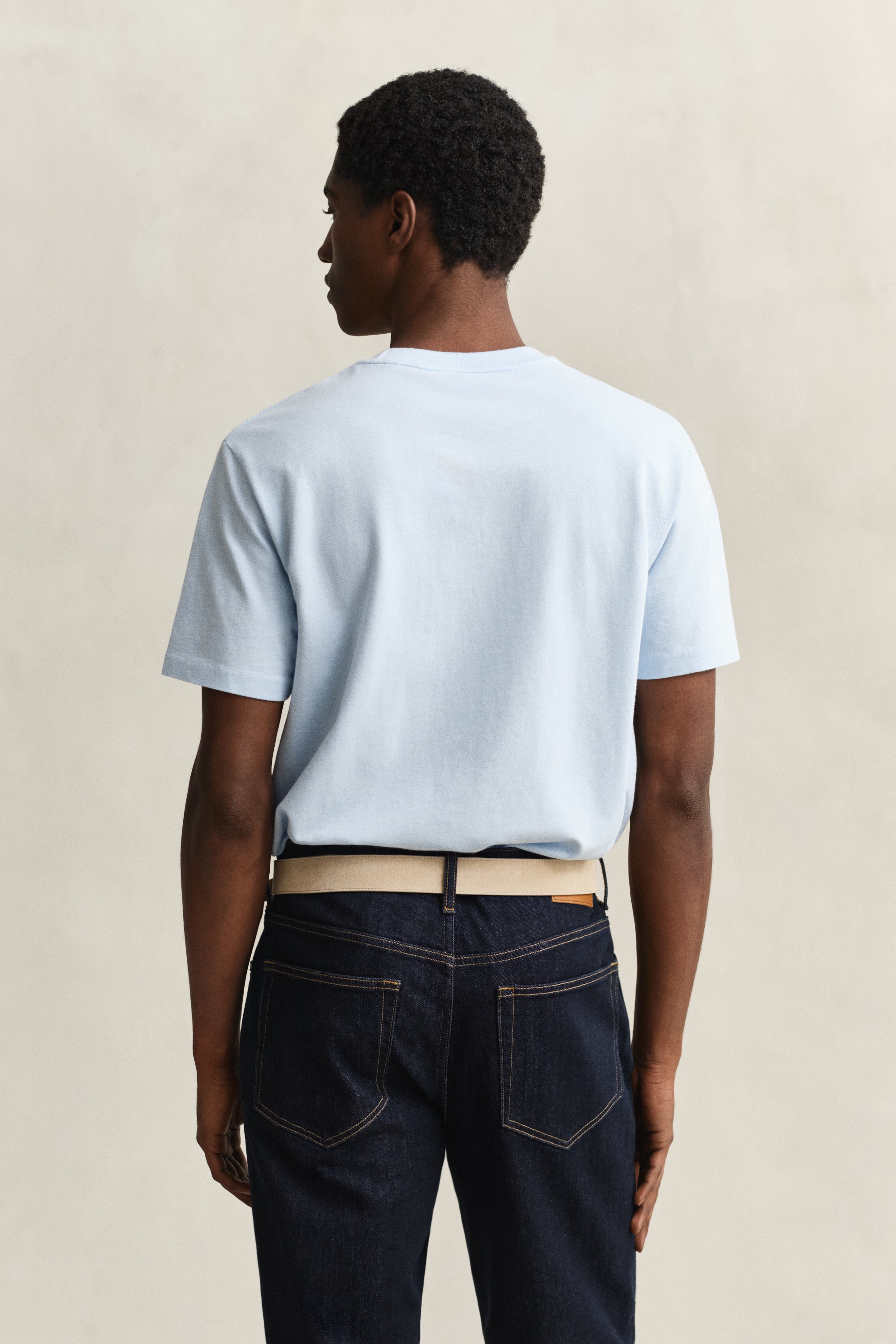 GANT 2 TONE PIQUE SS T-SHIRT