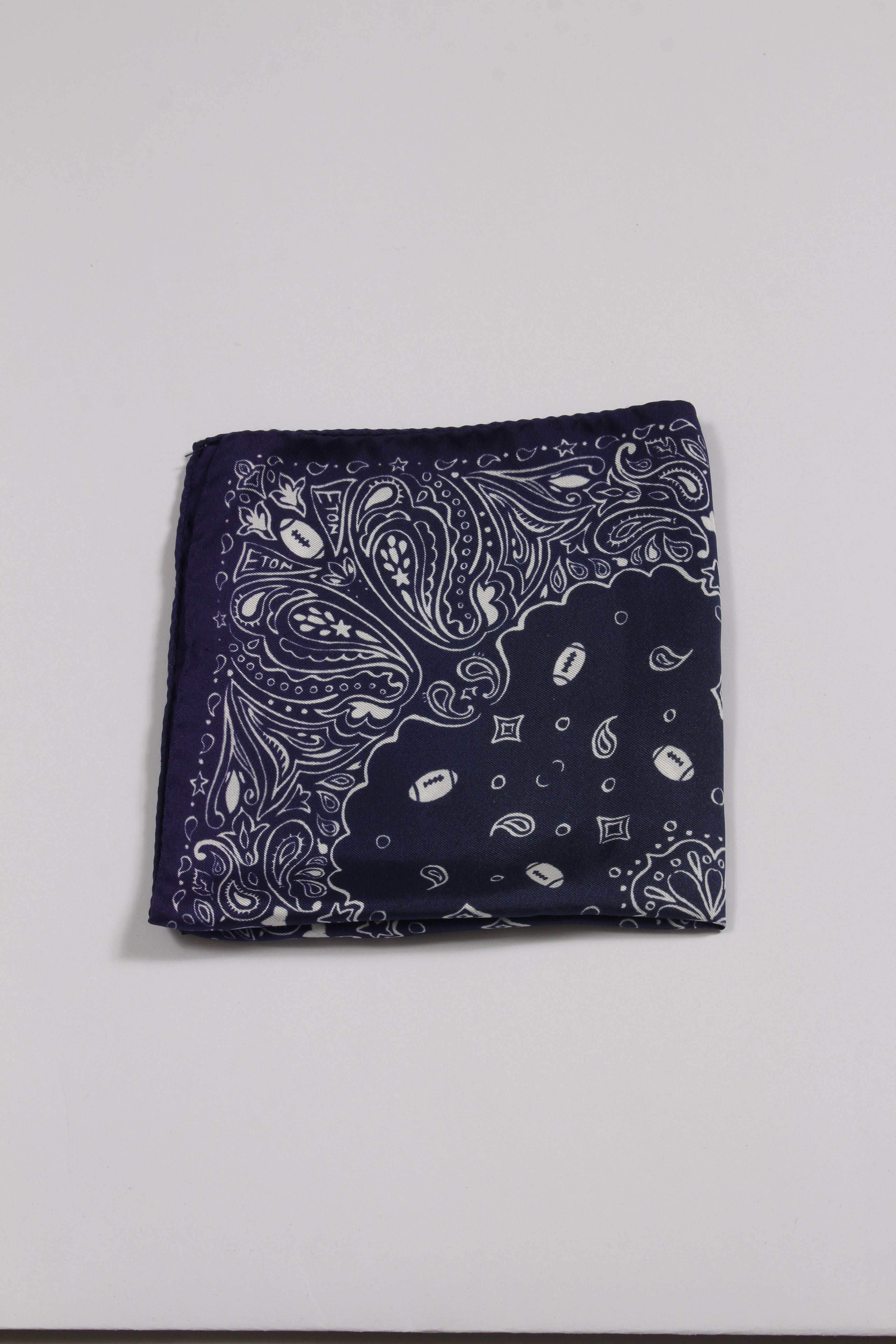 ETON POCKET SQUARE - PAISLEY