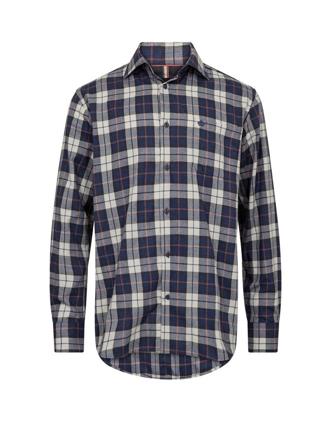 THOMAS REGENCY TERNET FLANNEL SKJORTE