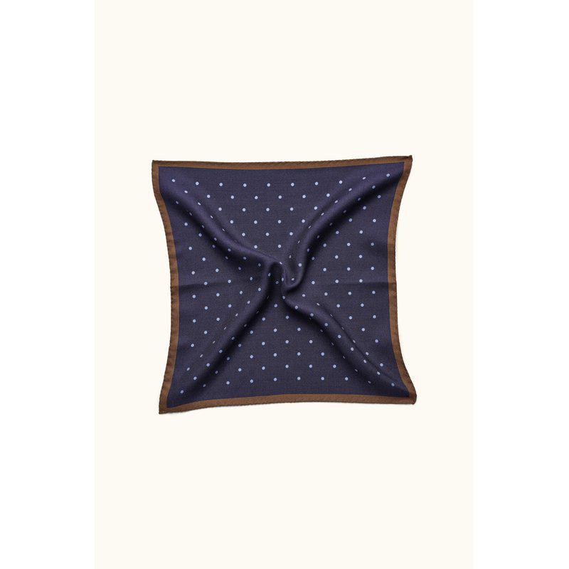 OSCAR JACOBSON HANDKERCHIEF LOMMETØRKLÆDE MED PRIKKER