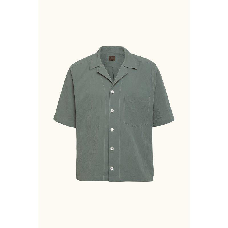 OSCAR JACOBSON CUBAN SEERSUCKER SKJORTE