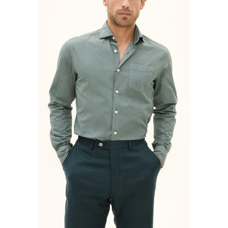 OSCAR JACOBSON TWILL SKJORTE