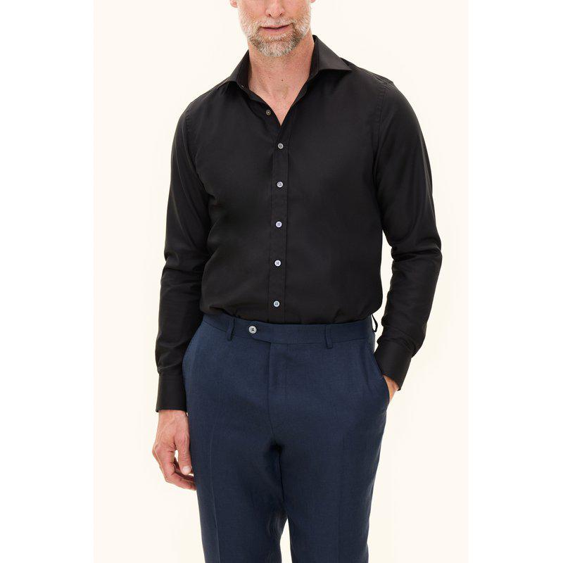 OSCAR JACOBSON SLIMFIT TWILL SKJORTE