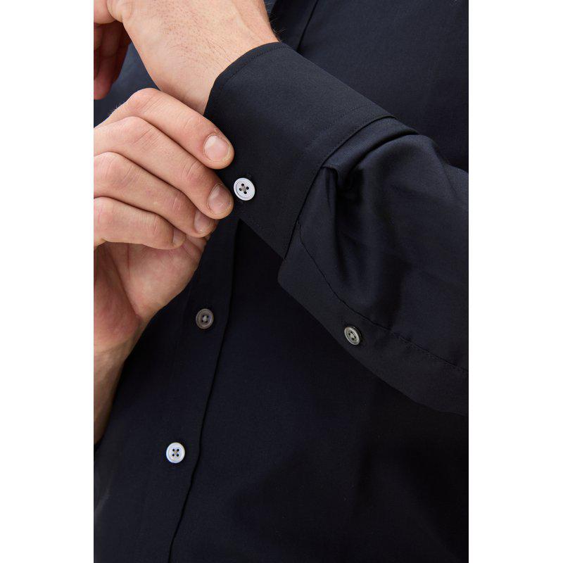 OSCAR JACOBSON SLIMFIT TWILL SKJORTE