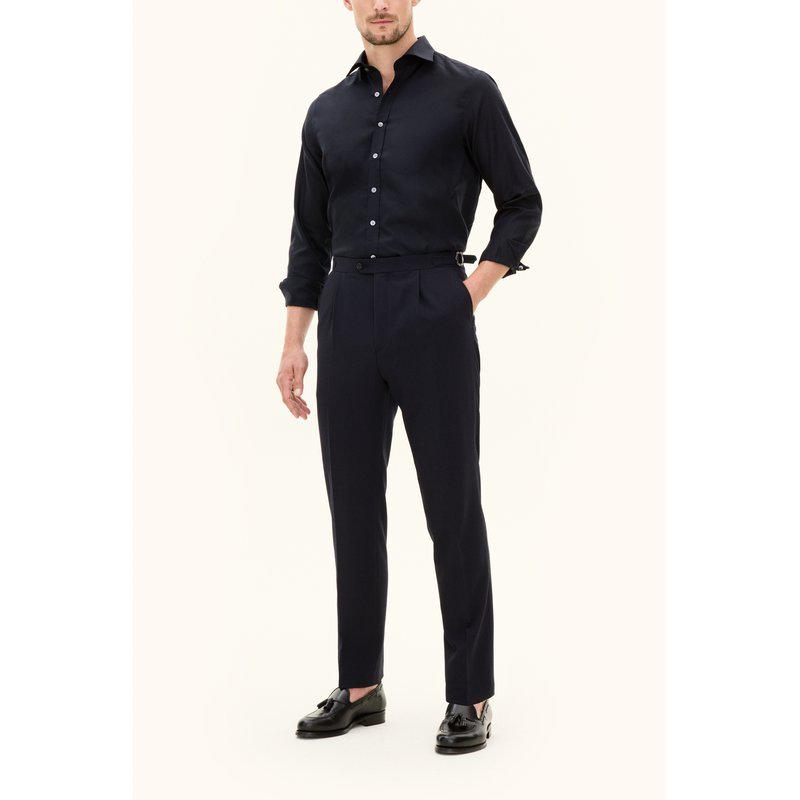 OSCAR JACOBSON SLIMFIT TWILL SKJORTE