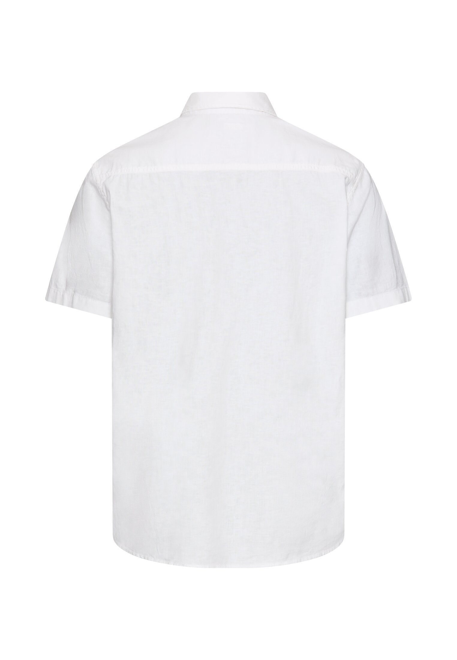 CAMEL ACTIVE HØR/BOMULD KORTÆRMET SKJORTE