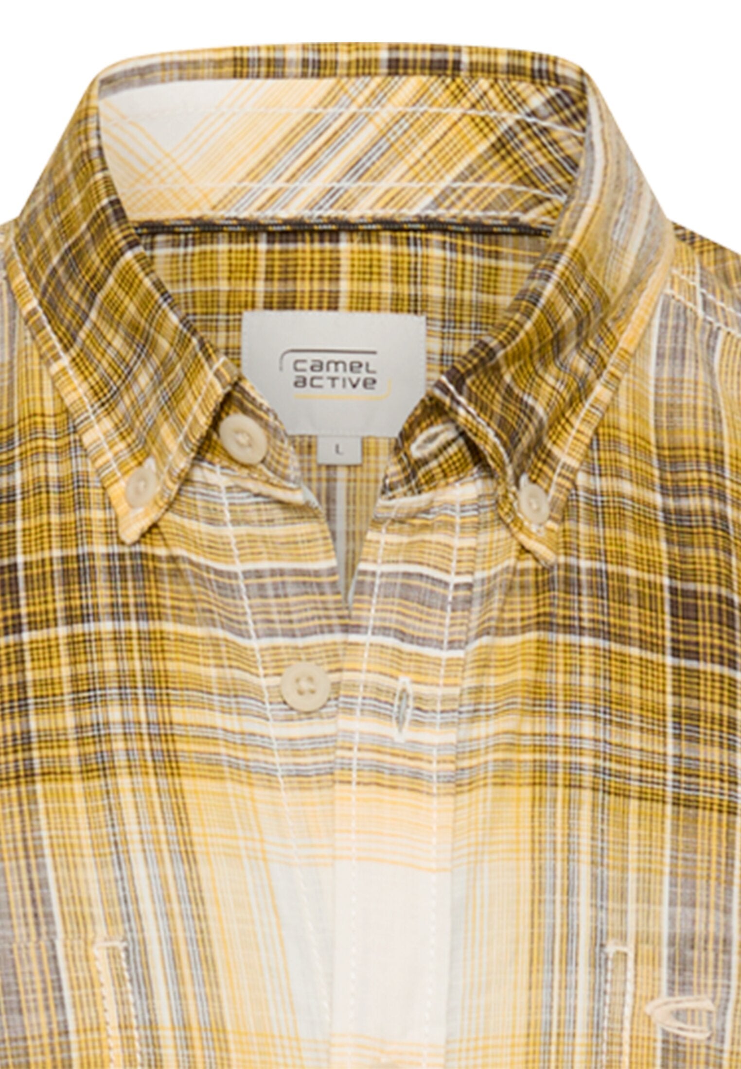 CAMEL ACTIVE KORTÆRMET SKJORTE