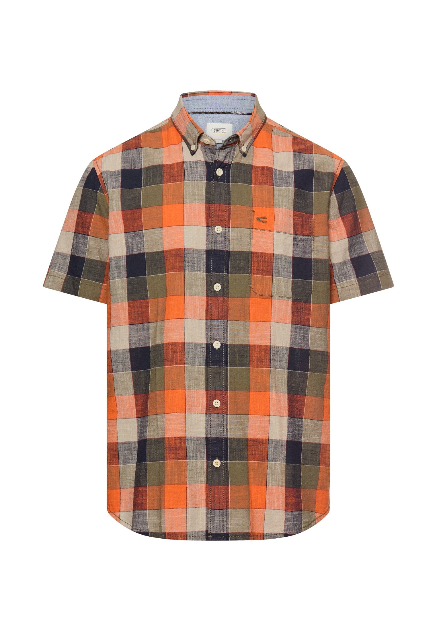 CAMEL ACTIVE KORTÆRMET SKJORTE