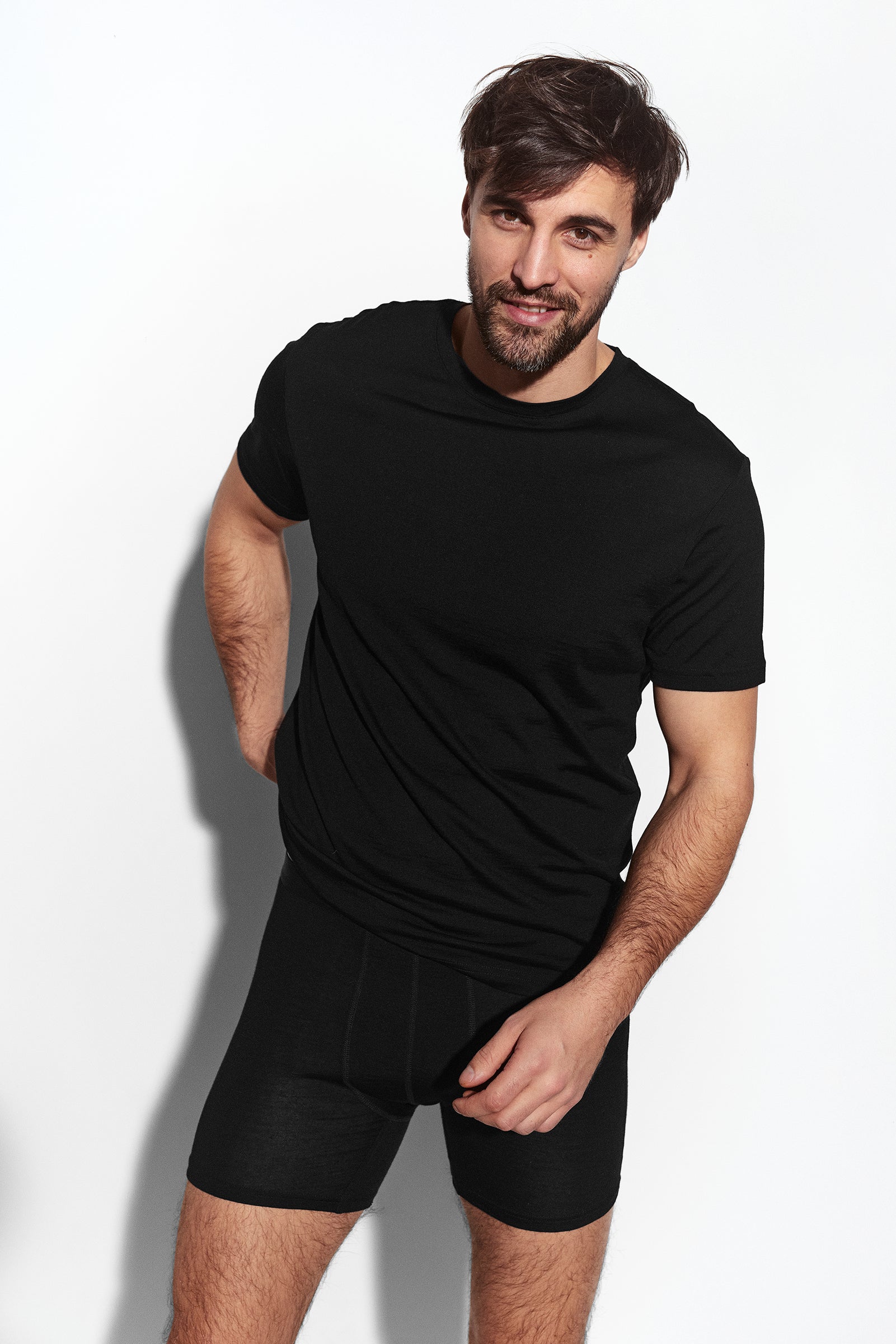 BAMBOO/COTTON CREW TEE