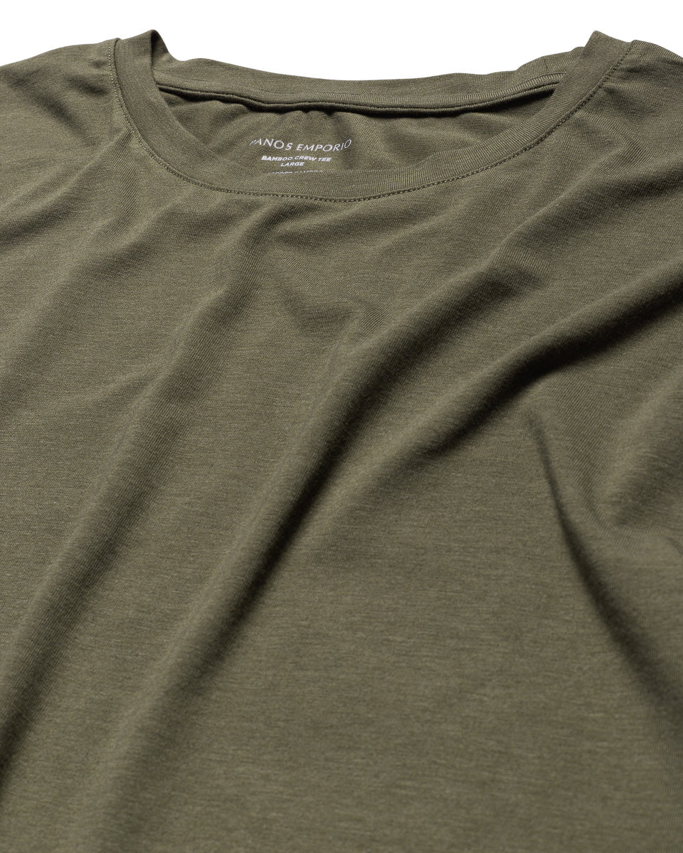 BAMBOO/COTTON CREW TEE