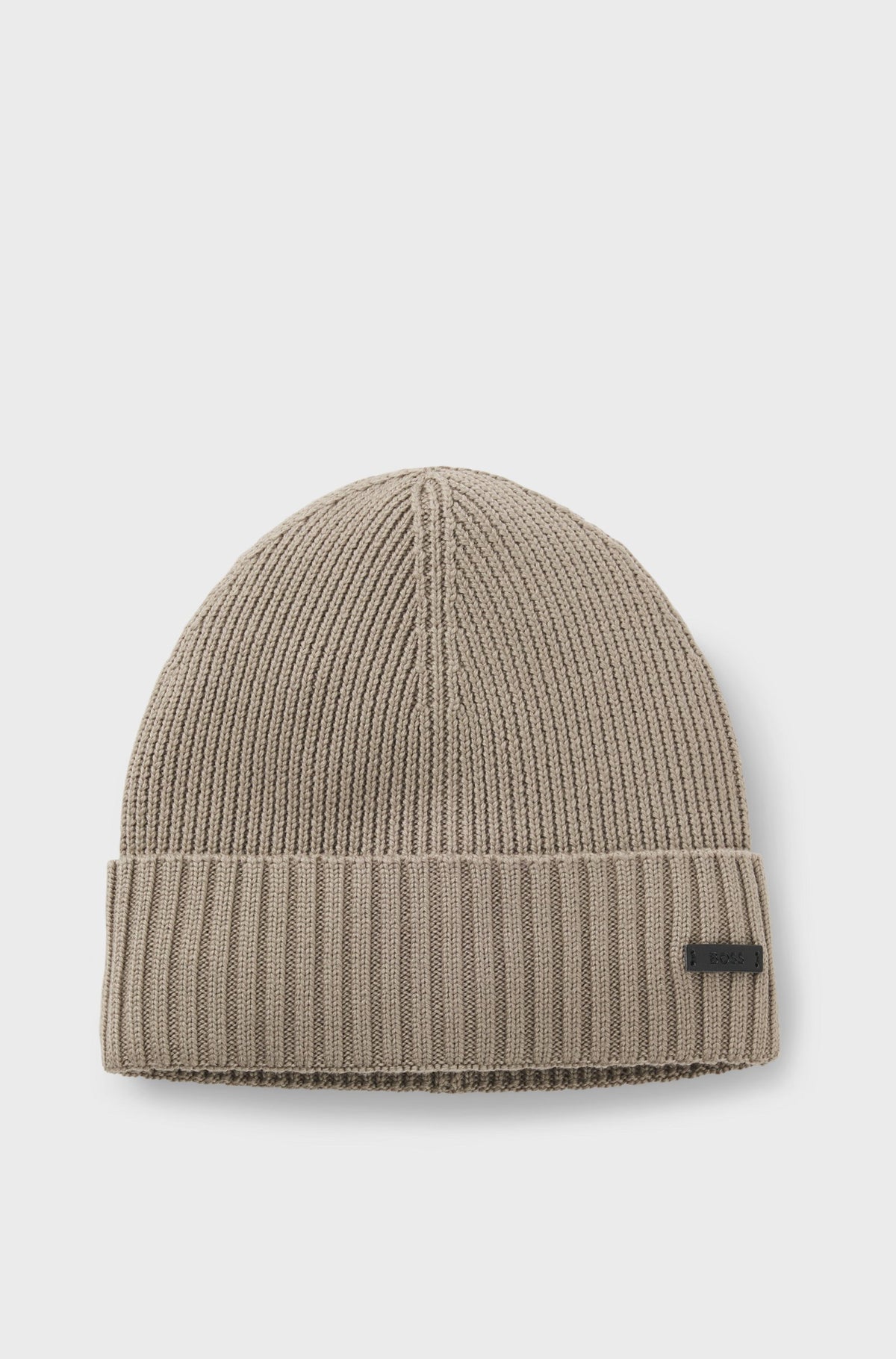 BOSS FATI RIBSTRIKKET BEANIE