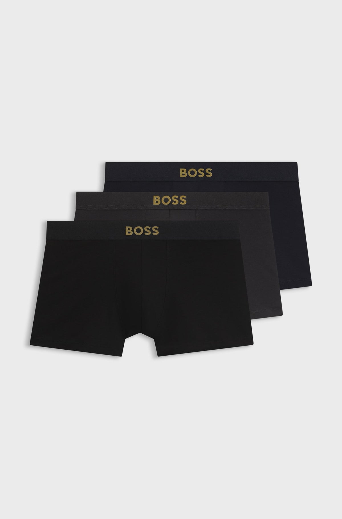 BOSS TRUNK 3P GOLD LOGO – 3-PAK BOXERSHORTS
