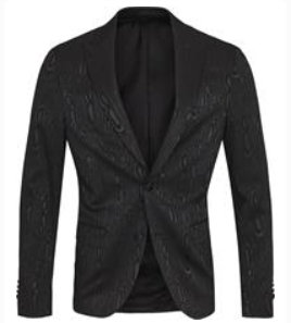 SAND RC – STAR DANDY JACQUARD BLAZER (BLACK)