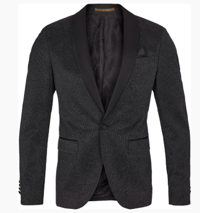 SAND RC – STAR SJ JACQUARD BLAZER (BLACK)
