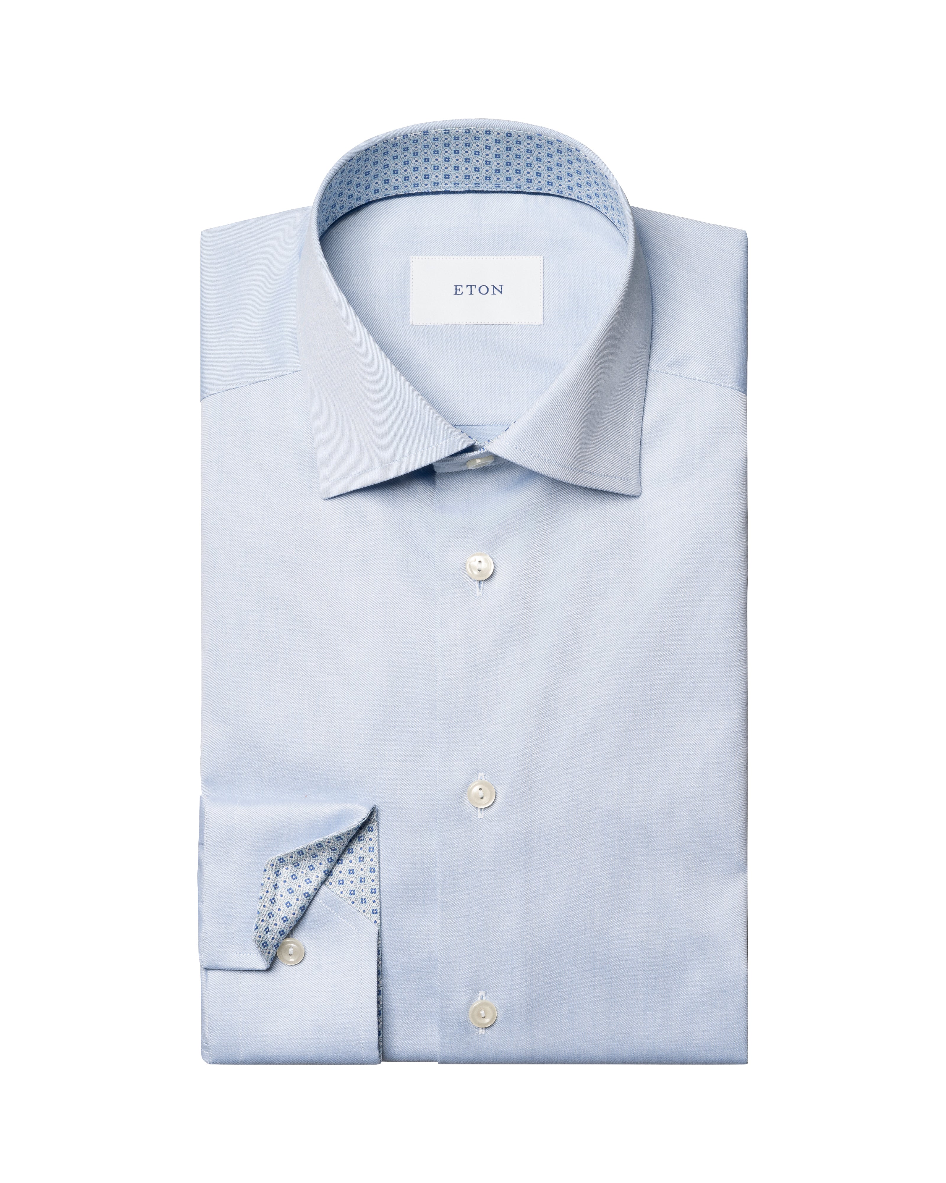 ETON SIGNATURE TWILL GEOMETRIC EFFECT SHIRT – CONTEMPORARY FIT