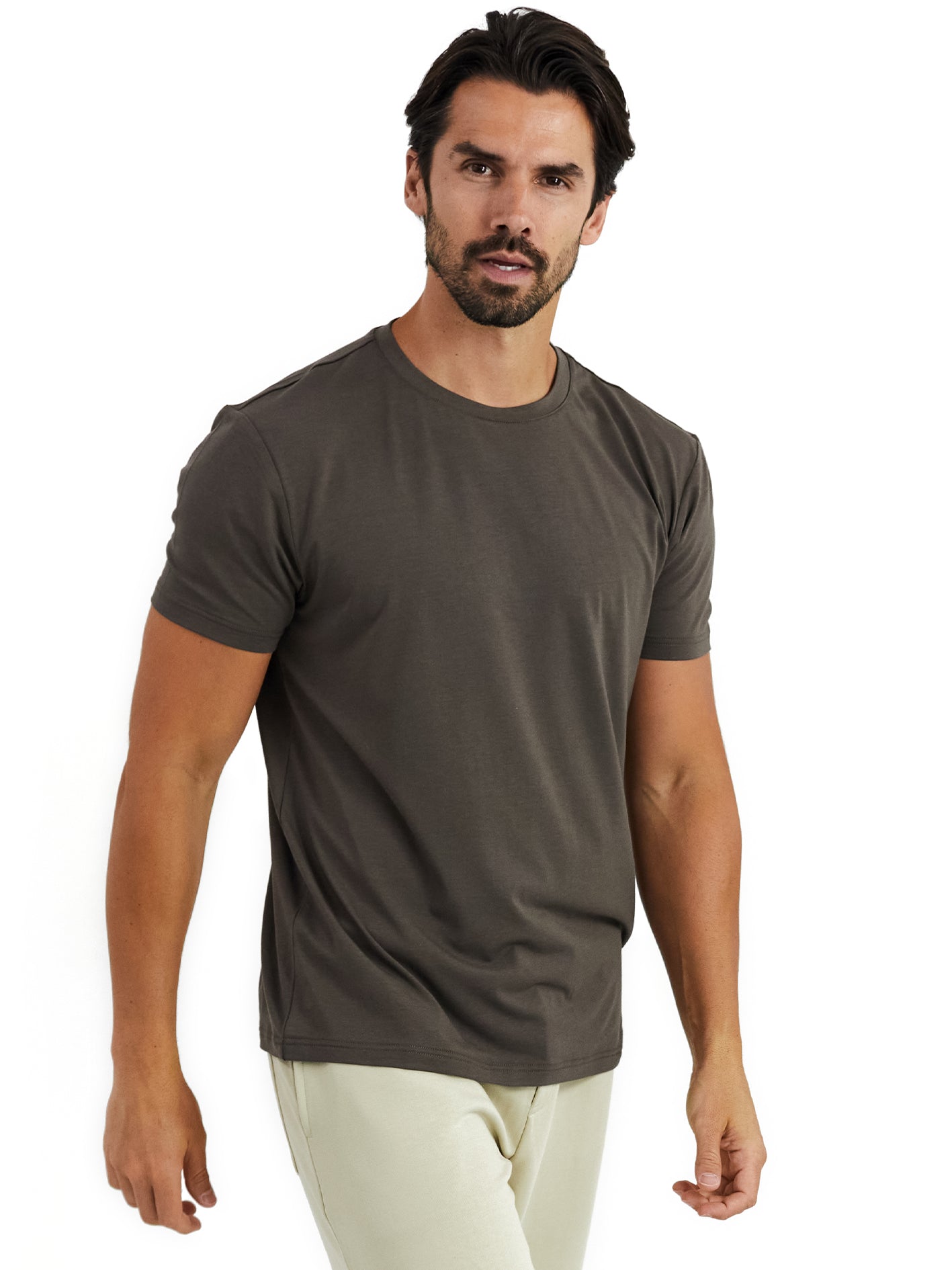 BAMBOO/COTTON CREW TEE