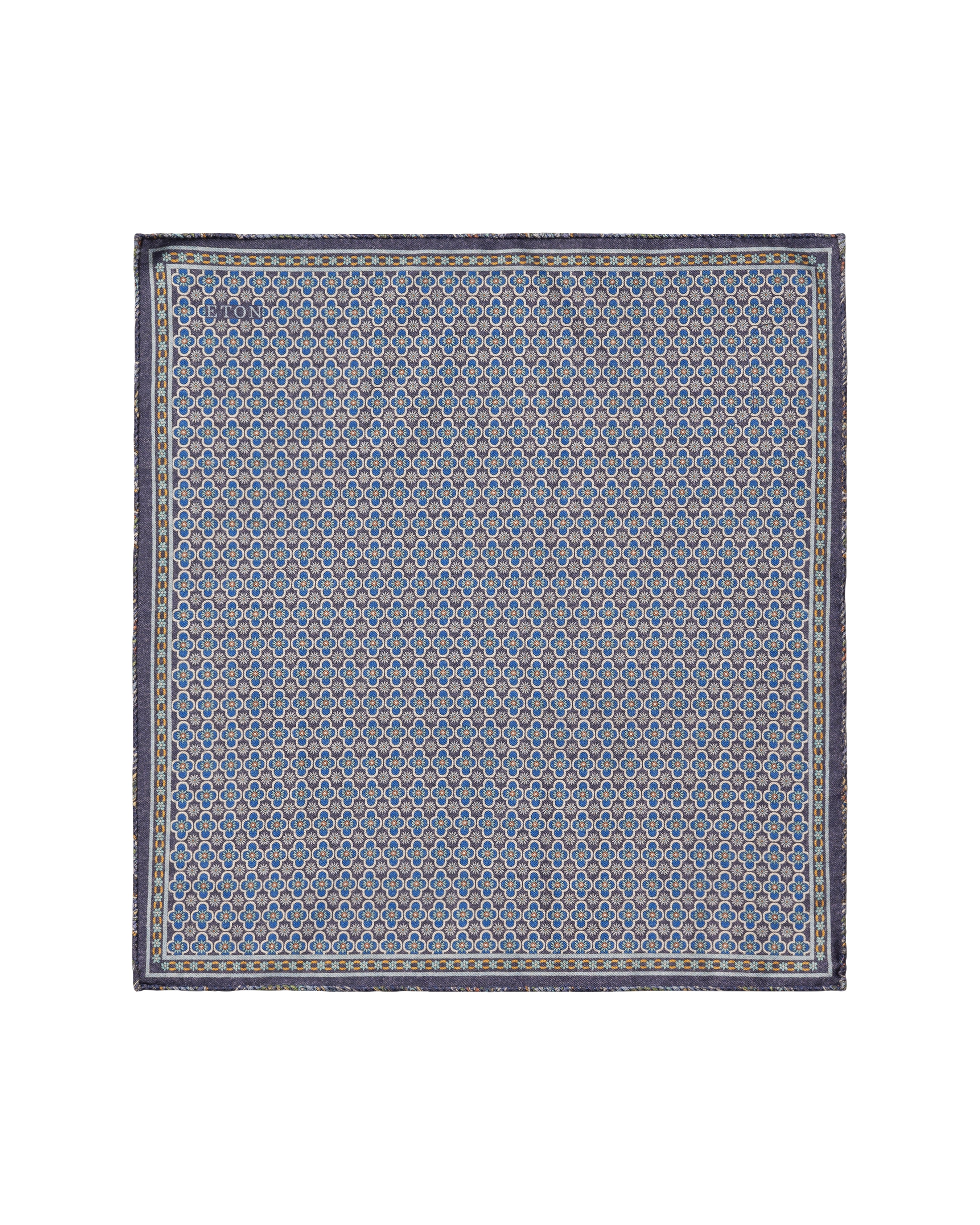 ETON TWO-FACE WOOL POCKET SQUARE