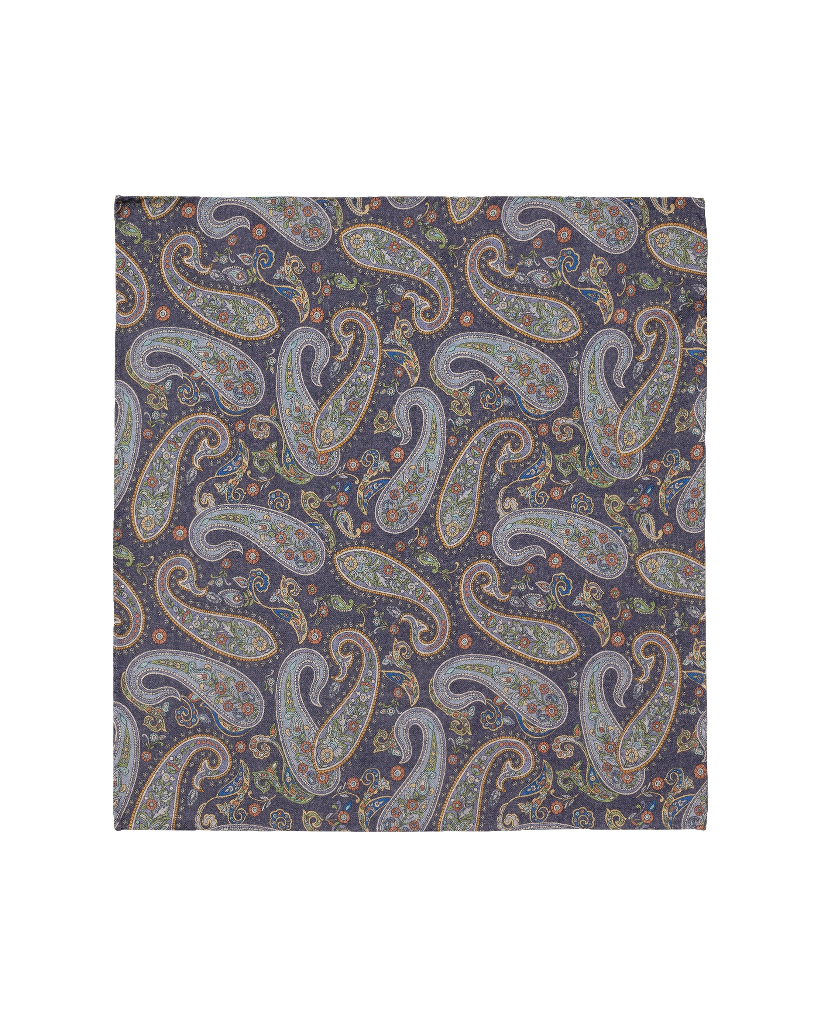 ETON TWO-FACE WOOL POCKET SQUARE