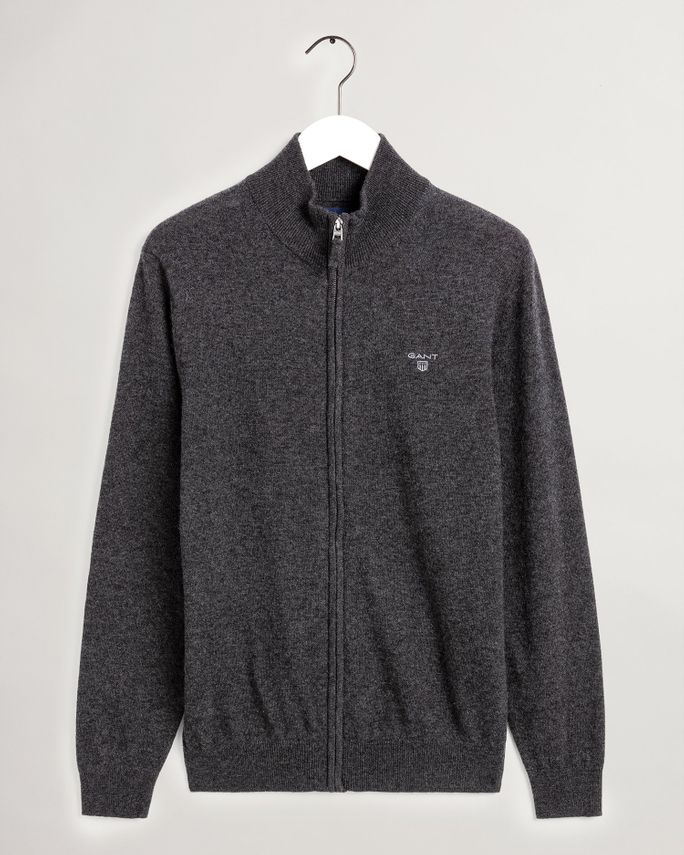 MD. EXTRAFINE LAMBSWOOL ZIP CARD.
