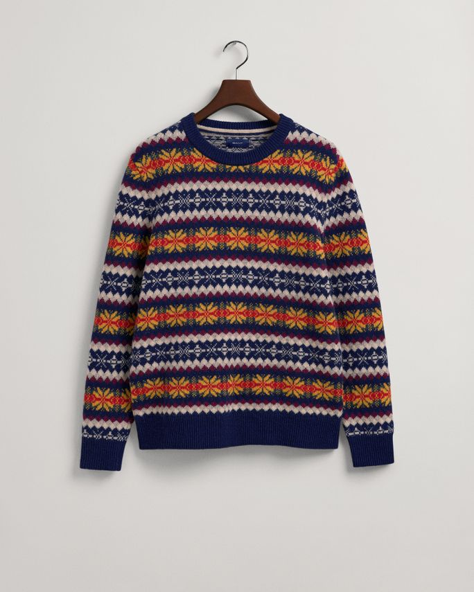 D2. FAIR ISLE C-NECK
