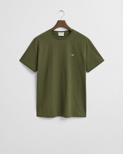 GANT REG SHIELD KORTÆRMET T-SHIRT