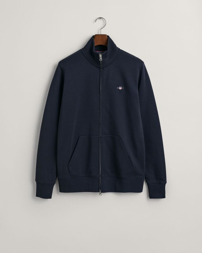 GANT REG SHIELD FULL ZIP SWEATSHIRT