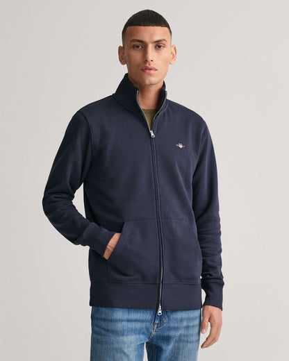 GANT REG SHIELD FULL ZIP SWEATSHIRT
