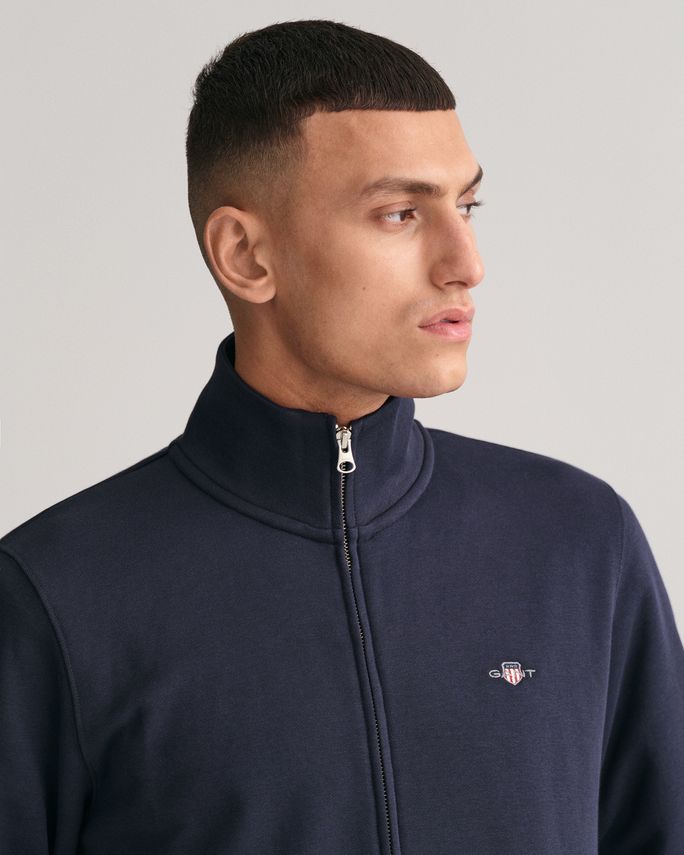 GANT REG SHIELD FULL ZIP SWEATSHIRT
