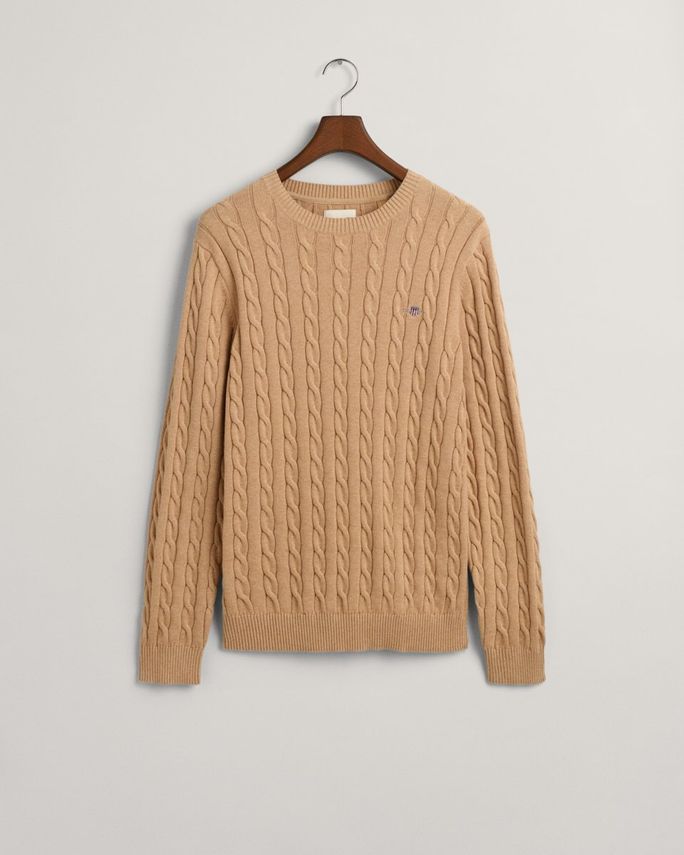 GANT C-NECK BOMULD KABELSTRIK