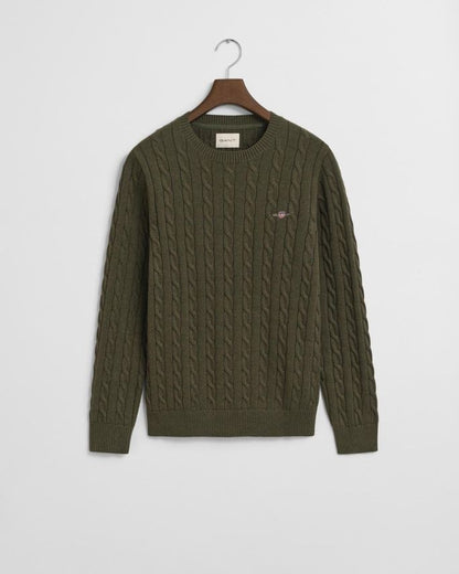 GANT C-NECK BOMULD KABELSTRIK