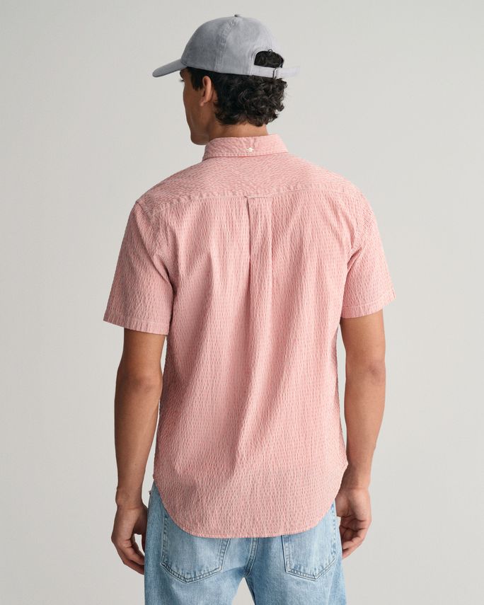 REG SEERSUCKER STRIPE SS SHIRT